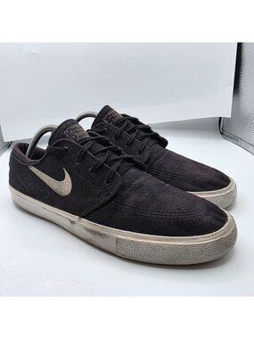 Nike SB Stefan Janoski Mens Size 10 Black Canvas Skateboard Shoes Low AR7718-001
